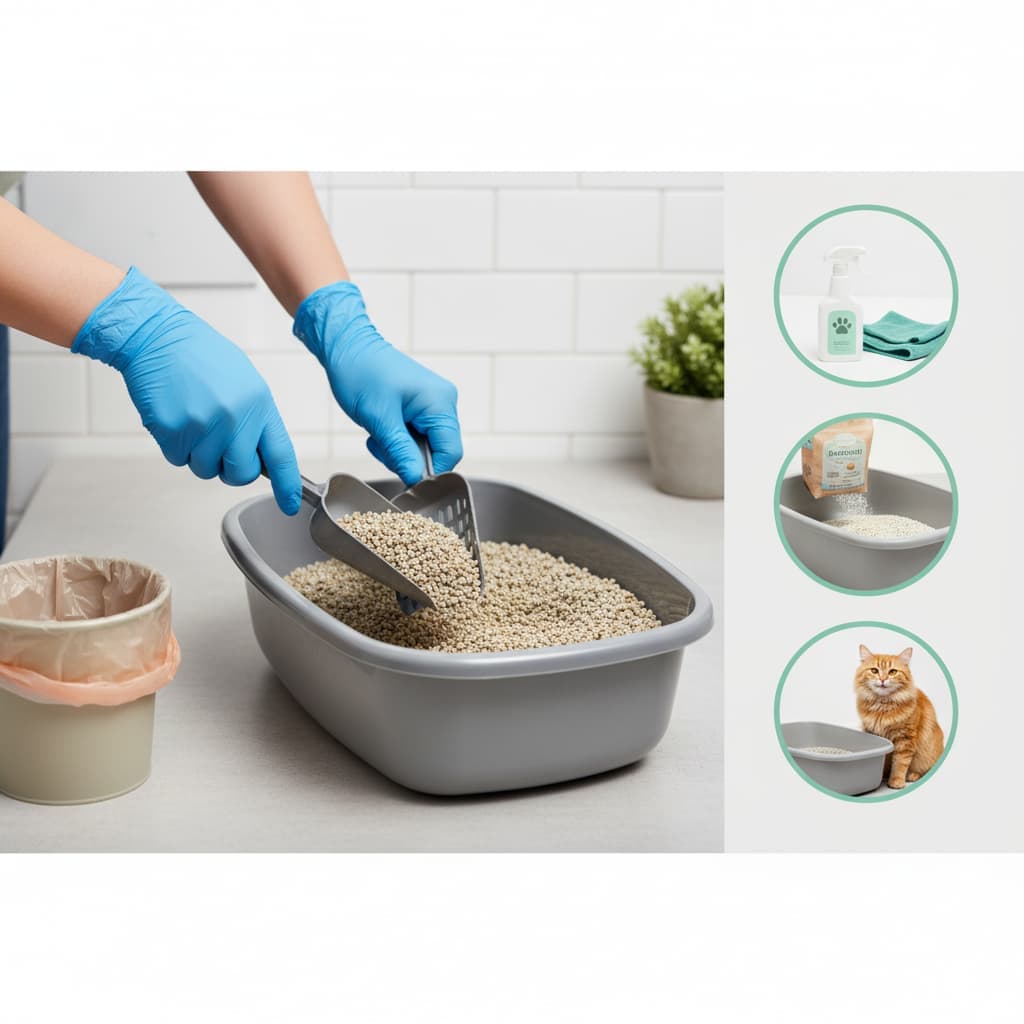 Guide to Efficiently Clean Cat Litter Box