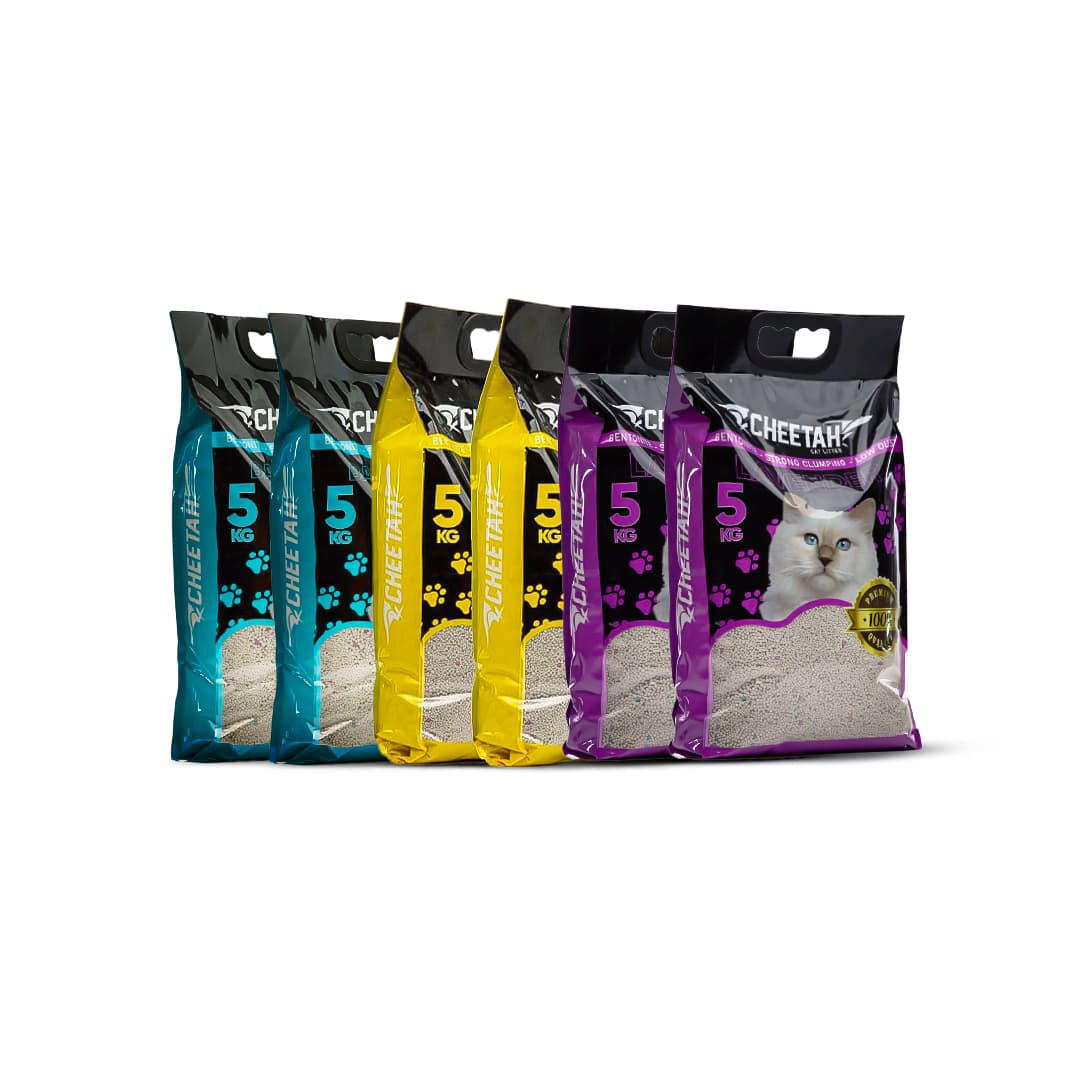 CHEETAH Cat Litter, 3x2in1, 30Kg (33.6L)