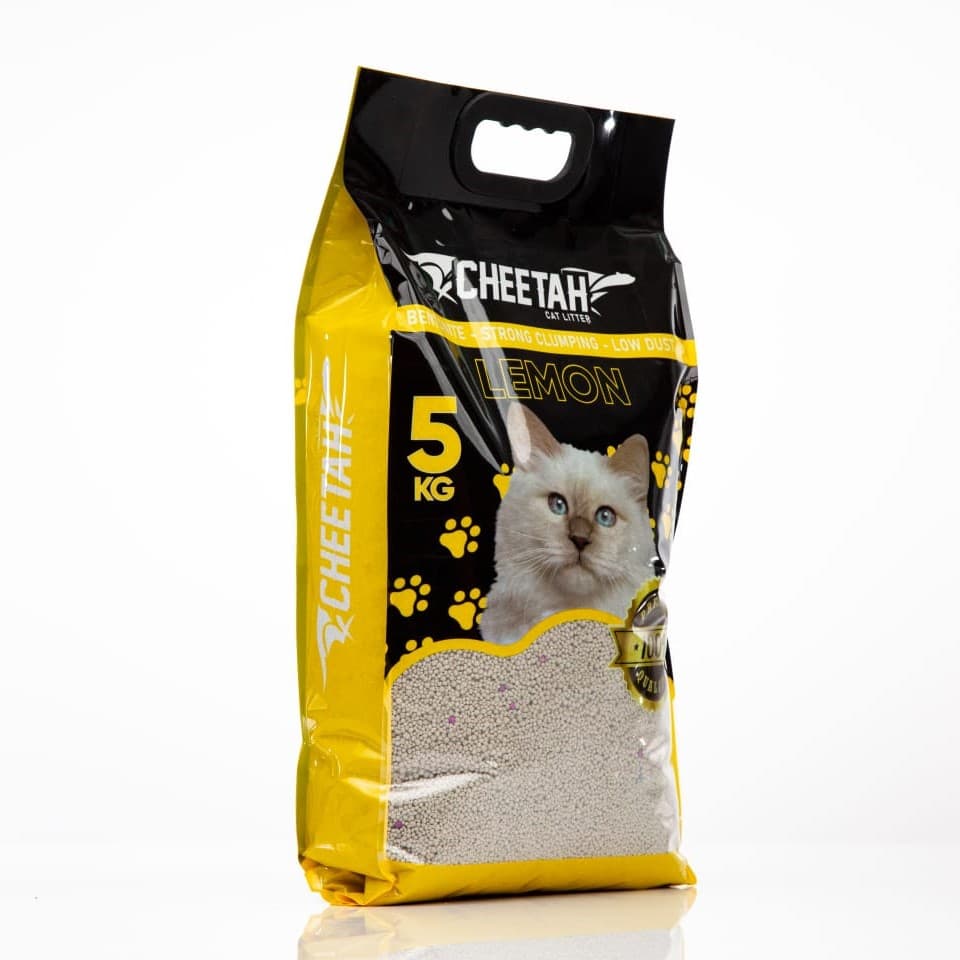 Cheetah Lemon Scented Cat Litter 5Kg (5.6L)
