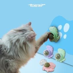 catnip ball that sticks to wall
