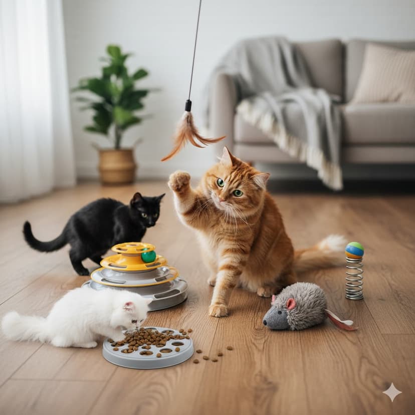 5 ألعاب قطط ستبقي صديقك الأليف سعيدًا ومفعمًا بالنشاط ألعاب قطط ستبقي صديقك الأليف سعيدًا