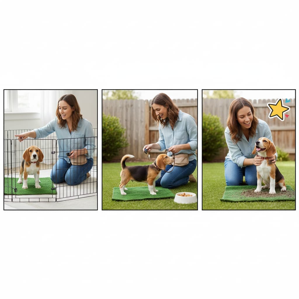 تدريب الكلاب على الحمام بنجاح