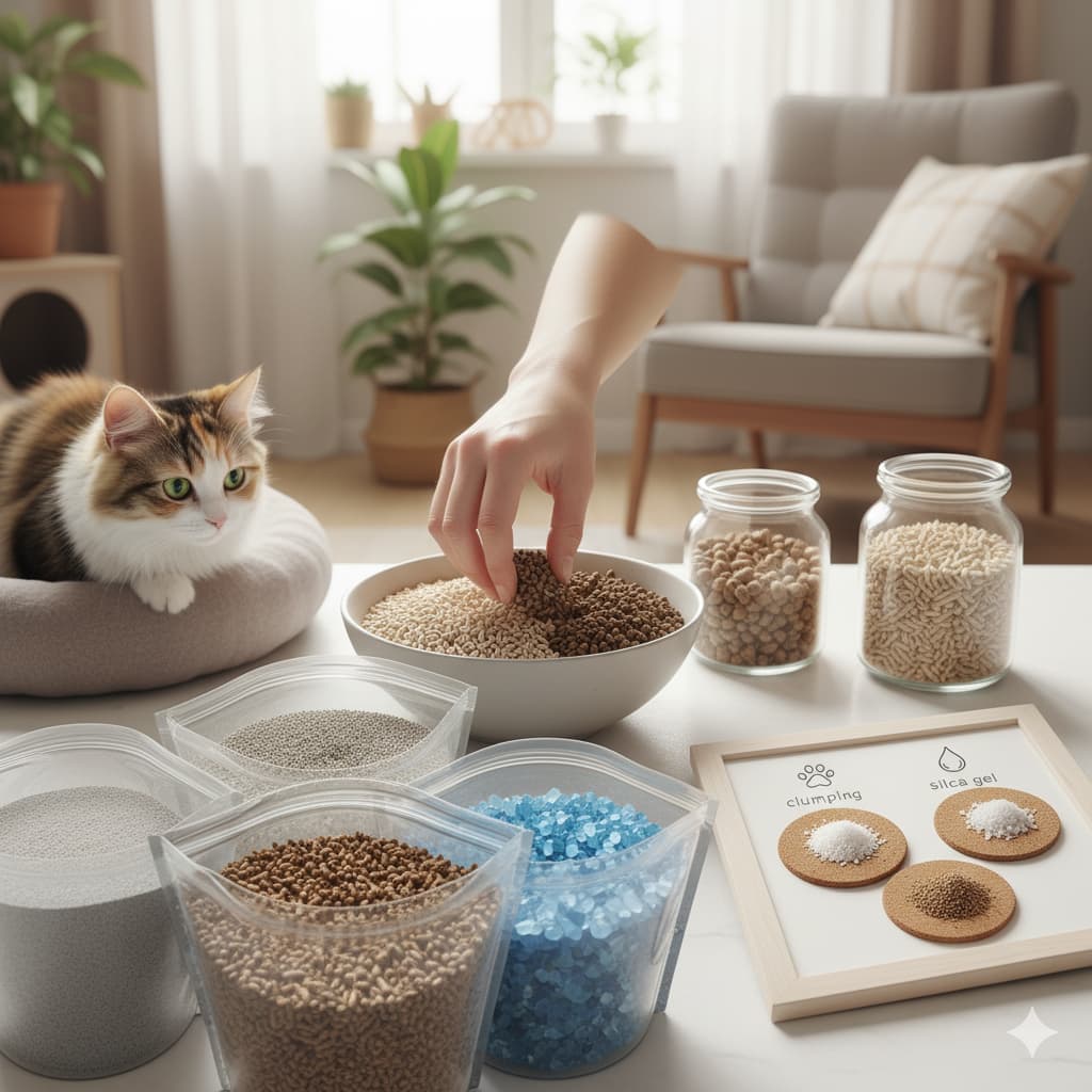 كيف تختار أفضل رمل للقطط؟