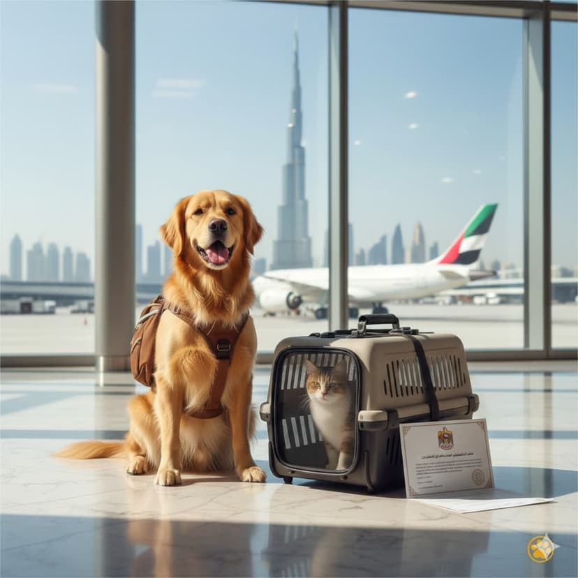 دليل السفر مع الحيوانات الأليفة في الإمارات دليل السفر مع الحيوانات الأليفة في الإمارات