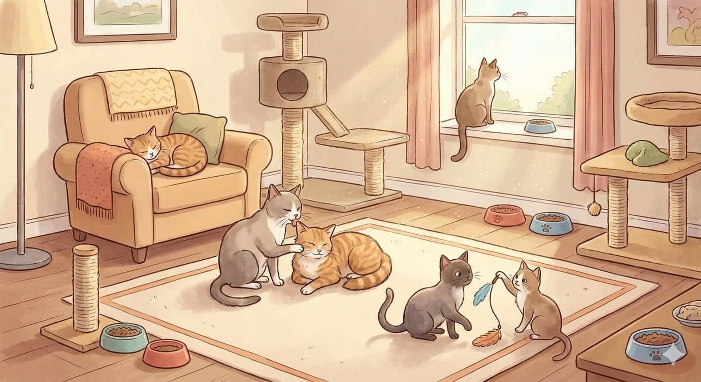Multi Cat Household Tips: How to Keep Peace and Harmony at Home