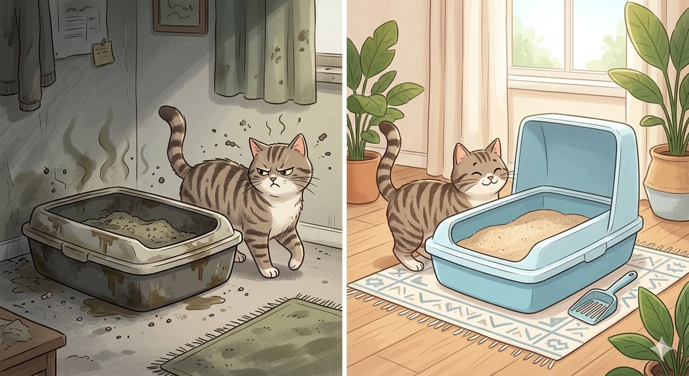 Why Your cat refuses to use the litter box and How to Fix It